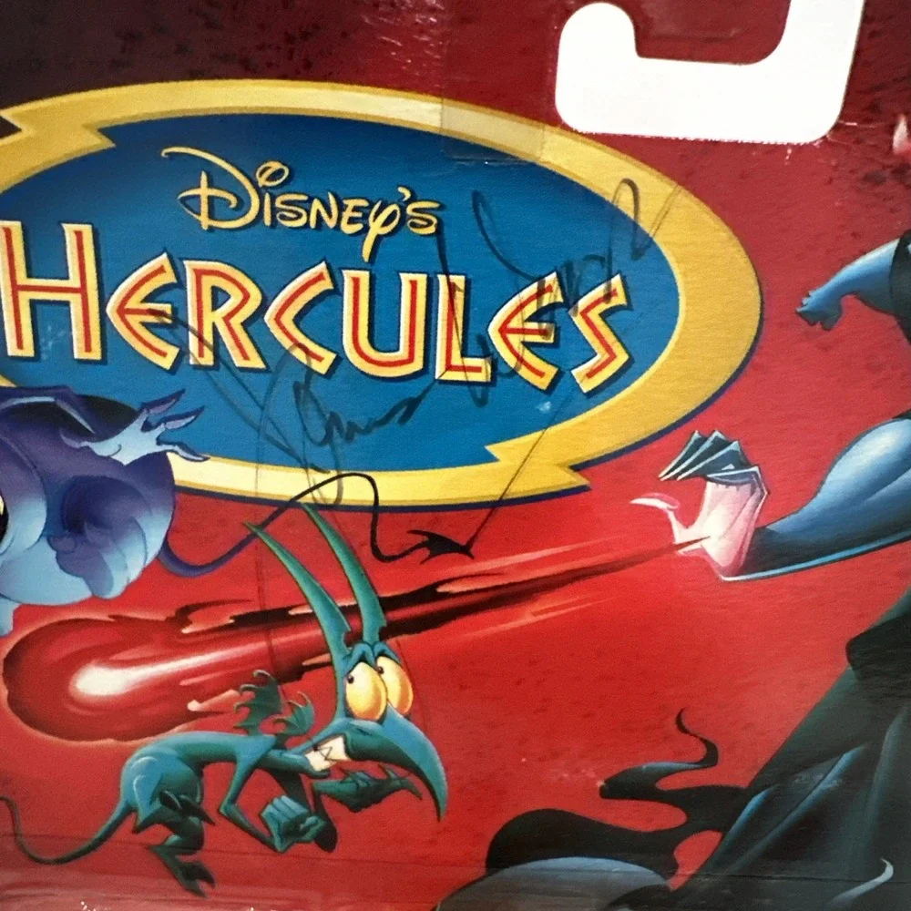 Fireball Shooting Hades Disney's Hercules 1997 Mattel SIGNED BY James Woods